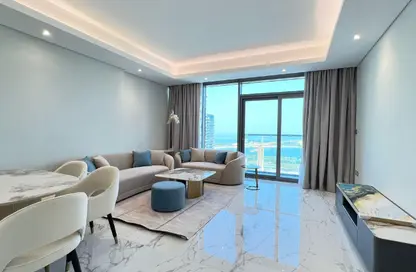 شقة - غرفة نوم - 2 حمامات للايجار في مرتفعات مارينا لوسيل - منطقة المارينا - الوسيل