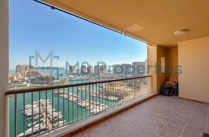 Apartment - 2 Bedrooms - 3 Bathrooms for sale in East Porto Drive - Porto Arabia - The Pearl Island - Doha