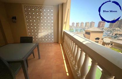 Apartment - Studio - 1 Bathroom for rent in West Porto Drive - Porto Arabia - The Pearl Island - Doha
