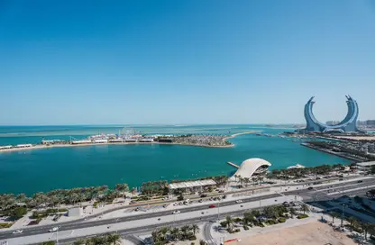 Apartment - 3 Bedrooms - 4 Bathrooms for rent in Marina Residences 195 - Marina District - Lusail
