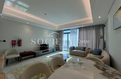 Apartment - 1 Bedroom - 2 Bathrooms for rent in Lusail Residence - Marina District - Lusail