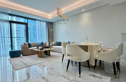 Apartment - 1 Bedroom - 2 Bathrooms for rent in Lusail Marina Heights - Marina District - Lusail