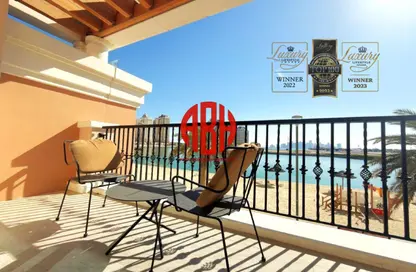 تاون هاوس - غرفة نوم - 2 حمامات للايجار في فيفا بحرية شرق - فيفا بحرية - جزيرة اللؤلؤة - الدوحة