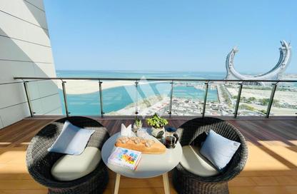 Apartment - 2 Bedrooms - 3 Bathrooms for rent in Lusail Residence - Marina District - Lusail