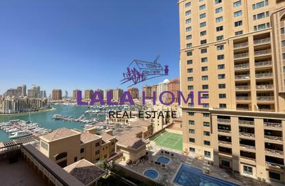 Apartment - 1 Bedroom - 2 Bathrooms for rent in West Porto Drive - Porto Arabia - The Pearl Island - Doha Apartment - 1 Bedroom - 2 Bathrooms for rent in West Porto Drive - Porto Arabia - The Pearl Island - Doha