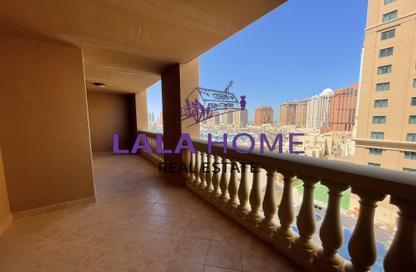 Apartment - 1 Bedroom - 2 Bathrooms for rent in West Porto Drive - Porto Arabia - The Pearl Island - Doha