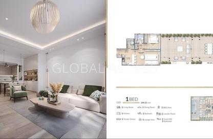 Apartment - 1 Bedroom - 2 Bathrooms for sale in Lusail Marina Heights - Marina District - Lusail
