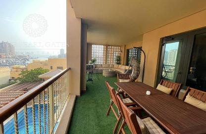 Apartment - 1 Bedroom - 2 Bathrooms for sale in East Porto Drive - Porto Arabia - The Pearl Island - Doha