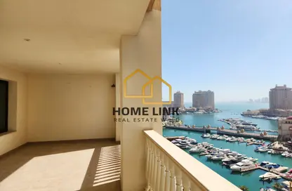 Apartment - 2 Bedrooms - 3 Bathrooms for rent in East Porto Drive - Porto Arabia - The Pearl Island - Doha