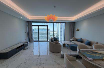 Apartment - 1 Bedroom - 2 Bathrooms for rent in Lusail Marina Heights - Marina District - Lusail