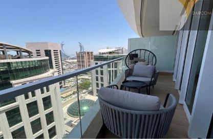 Apartment - 2 Bedrooms - 3 Bathrooms for rent in Lusail Marina Heights - Marina District - Lusail Apartment - 2 Bedrooms - 3 Bathrooms for rent in Lusail Marina Heights - Marina District - Lusail