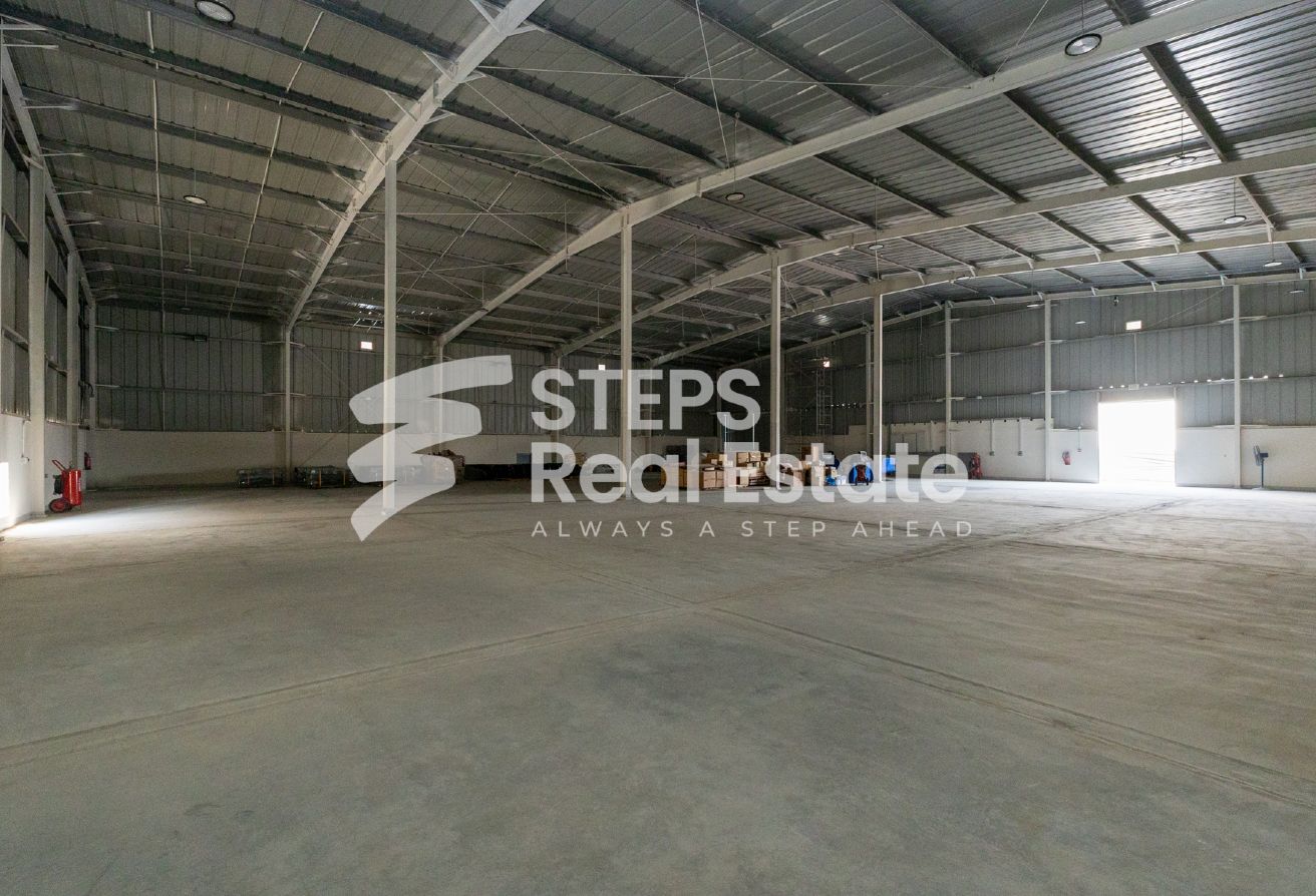 Steel Workshop with Rooms for Rent