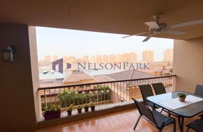 Apartment - 2 Bedrooms - 3 Bathrooms for rent in East Porto Drive - Porto Arabia - The Pearl Island - Doha