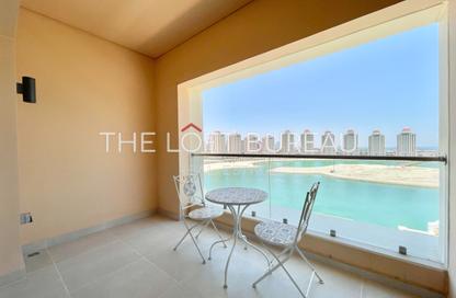 Apartment - 1 Bedroom - 2 Bathrooms for rent in Al Mutahidah Tower - Viva Bahriyah - The Pearl Island - Doha