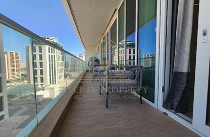 Apartment - 2 Bedrooms - 3 Bathrooms for rent in Lusail Marina Heights - Marina District - Lusail