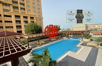 شقة - غرفة نوم - 2 حمامات للايجار في فيفا غرب - فيفا بحرية - جزيرة اللؤلؤة - الدوحة