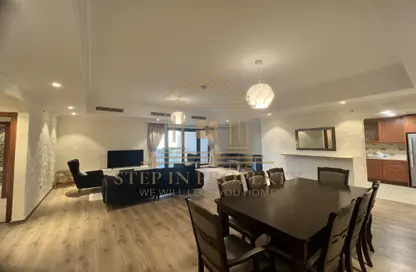 Apartment - 2 Bedrooms - 3 Bathrooms for rent in East Porto Drive - Porto Arabia - The Pearl Island - Doha