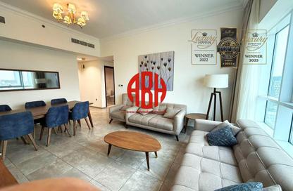 Apartment - 2 Bedrooms - 3 Bathrooms for rent in Lusail Marina Heights - Marina District - Lusail