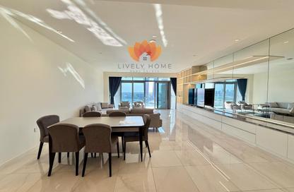 Apartment - 2 Bedrooms - 4 Bathrooms for rent in Seef Lusail Tower 1 - Seef Lusail - Lusail City - Lusail