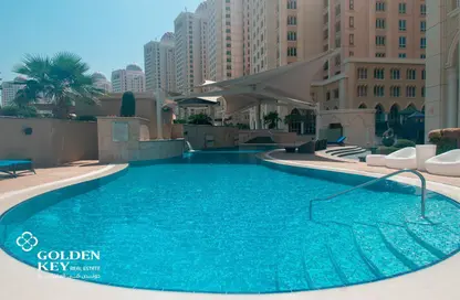 Apartment - 2 Bedrooms - 3 Bathrooms for rent in Viva West - Viva Bahriyah - The Pearl Island - Doha