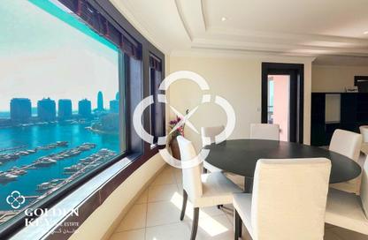 Apartment - 1 Bedroom - 2 Bathrooms for rent in West Porto Drive - Porto Arabia - The Pearl Island - Doha Apartment - 1 Bedroom - 2 Bathrooms for rent in West Porto Drive - Porto Arabia - The Pearl Island - Doha