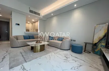 Apartment - 2 Bedrooms - 2 Bathrooms for rent in Lusail Residence - Marina District - Lusail