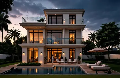 فيلا - 5 غرف نوم - 6 حمامات للبيع في فيلات القطاع الغربي - القسم السكني - الواجهة المائية - الوسيل