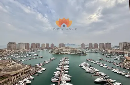 Apartment - Studio - 1 Bathroom for rent in East Porto Drive - Porto Arabia - The Pearl Island - Doha
