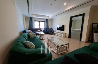 Apartment - 1 Bedroom - 2 Bathrooms for rent in East Porto Drive - Porto Arabia - The Pearl Island - Doha Apartment - 1 Bedroom - 2 Bathrooms for rent in East Porto Drive - Porto Arabia - The Pearl Island - Doha