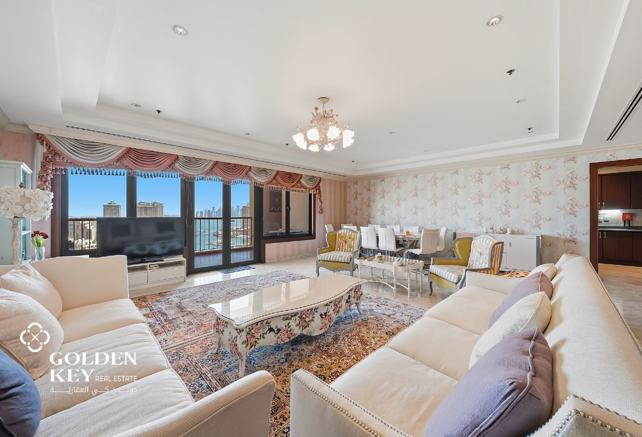 Bills Included | FF - 3BR+Maid | Full Marina View