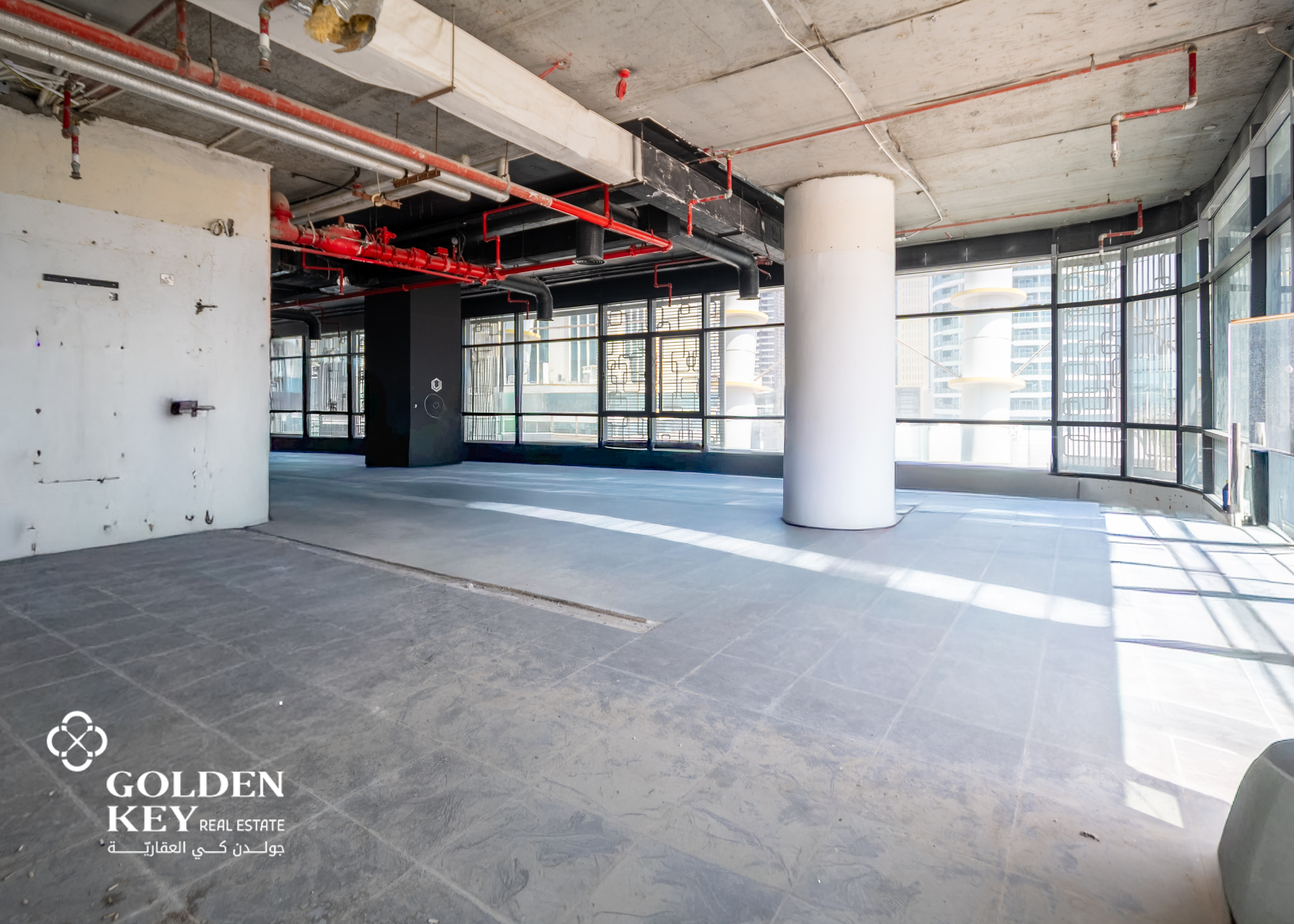 Semi-Fitted Office Space with Balcony | Lusail