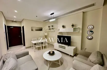 Apartment - 2 Bedrooms - 2 Bathrooms for rent in Lusail Marina Heights - Marina District - Lusail