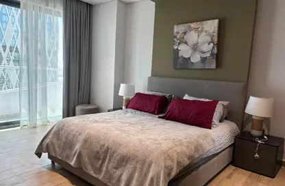 Apartment - 2 Bedrooms - 3 Bathrooms for rent in Lusail Marina Heights - Marina District - Lusail
