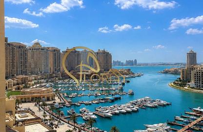 Apartment - 1 Bedroom - 2 Bathrooms for rent in East Porto Drive - Porto Arabia - The Pearl Island - Doha
