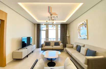 شقة - غرفة نوم - 2 حمامات للايجار في البلاج الجنوبي - البلاج - جزيرة اللؤلؤة - الدوحة