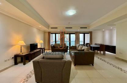 Apartment - 3 Bedrooms - 3 Bathrooms for rent in East Porto Drive - Porto Arabia - The Pearl Island - Doha Apartment - 3 Bedrooms - 3 Bathrooms for rent in East Porto Drive - Porto Arabia - The Pearl Island - Doha