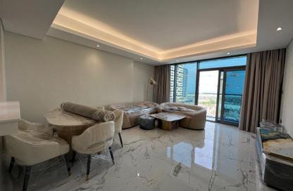 Apartment - 2 Bedrooms - 3 Bathrooms for rent in Lusail Marina Heights - Marina District - Lusail