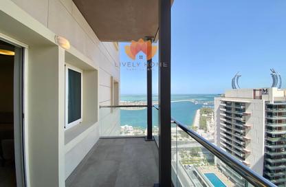 Apartment - 1 Bedroom - 2 Bathrooms for rent in Lusail Marina Heights - Marina District - Lusail Apartment - 1 Bedroom - 2 Bathrooms for rent in Lusail Marina Heights - Marina District - Lusail