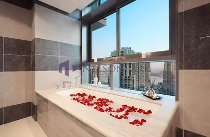 شقة - 2 غرف نوم - 3 حمامات للايجار في ابراج باي - منطقة الأبراج - جزيرة اللؤلؤة - الدوحة