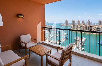 Apartment - 2 Bedrooms - 2 Bathrooms for rent in East Porto Drive - Porto Arabia - The Pearl Island - Doha