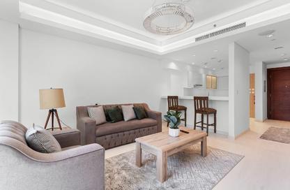 Apartment - 1 Bedroom - 2 Bathrooms for rent in Crystal Residence - Gewan Island - The Pearl Island - Doha
