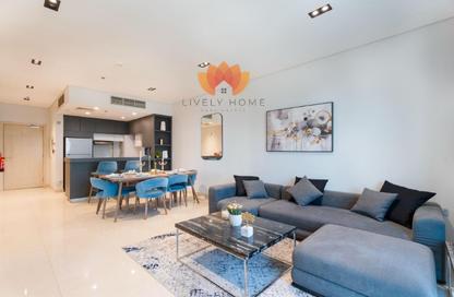 Apartment - 2 Bedrooms - 3 Bathrooms for rent in Marina Tower 23 - Marina District - Lusail
