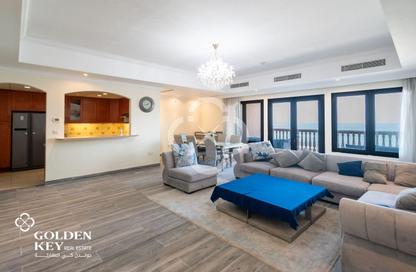 Apartment - 3 - 3 for rent in East Porto Drive - Porto Arabia - The Pearl Island - Doha Apartment - 3 - 3 for rent in East Porto Drive - Porto Arabia - The Pearl Island - Doha