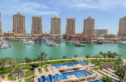 شقة - 2 غرف نوم - 4 حمامات للايجار في The St. Regis Marsa Arabia Island - Marsa Arabia - جزيرة اللؤلؤة - الدوحة
