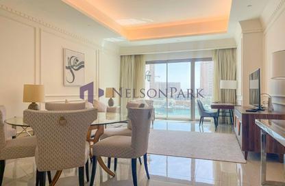 شقة - 2 غرف نوم - 4 حمامات للايجار في The St. Regis Marsa Arabia Island - Marsa Arabia - جزيرة اللؤلؤة - الدوحة