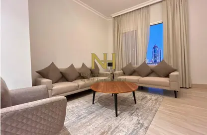 Apartment - 2 Bedrooms - 3 Bathrooms for rent in Lusail Marina Heights - Marina District - Lusail