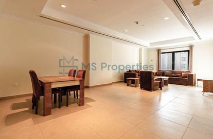 Apartment - 1 Bedroom - 2 Bathrooms for rent in East Porto Drive - Porto Arabia - The Pearl Island - Doha
