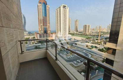 Apartment - 2 Bedrooms - 2 Bathrooms for rent in Lusail Marina Heights - Marina District - Lusail