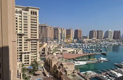 Apartment - 2 Bedrooms - 3 Bathrooms for rent in Tower 8 - Porto Arabia - The Pearl Island - Doha