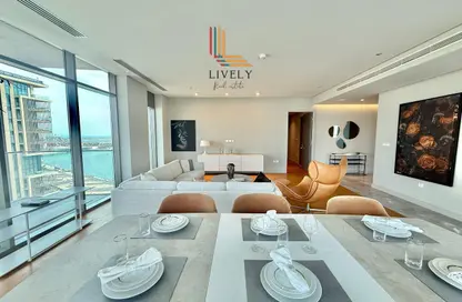 Apartment - 1 Bedroom - 2 Bathrooms for sale in Seef Lusail Tower 1 - Seef Lusail - Lusail City - Lusail